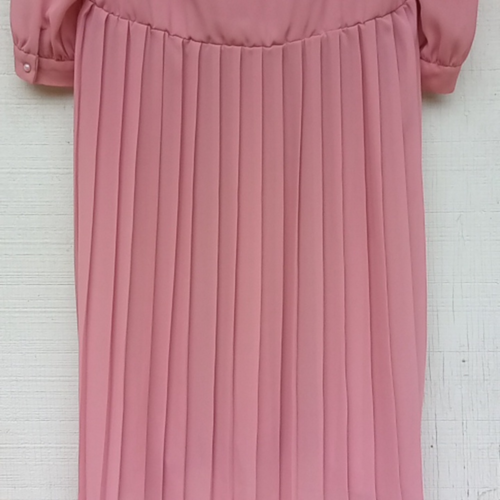Vintage 80s Dim The Lites Petites Dress - Picture 5 of 16